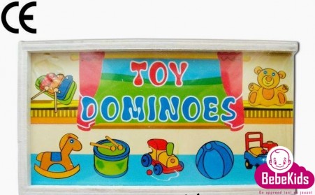 jouets jeux Tunisie Dominos jouets en bois - 1an-3ans - 12 TND - BebeKids