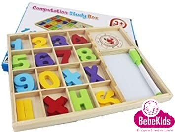 jouets jeux Tunisie Jeux Montessori mathématiques calcul mental en bois - 3ans-6ans - 18 TND - BebeKids